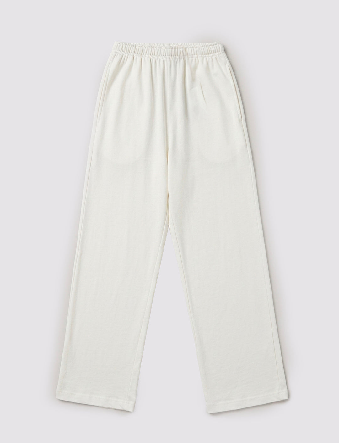 Pantalone tuta panna a gamba ampia still life