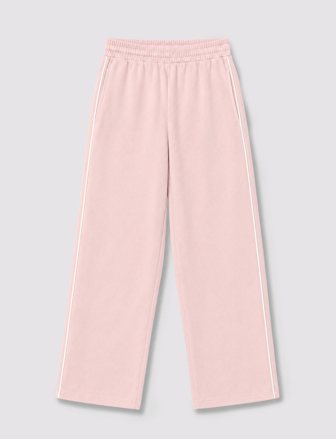 Pantalone tuta wide rosa still life