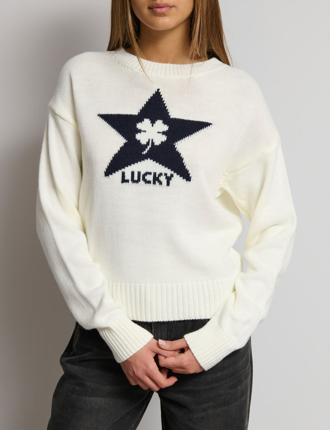 Maglione intarsio stella