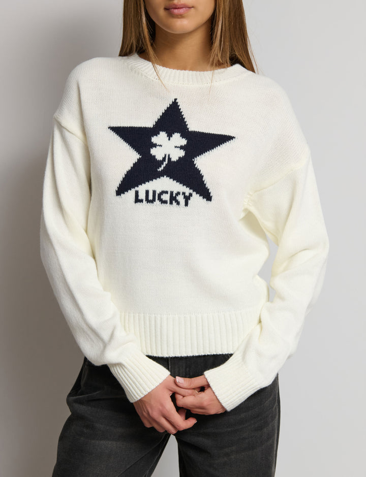 Maglione intarsio stella