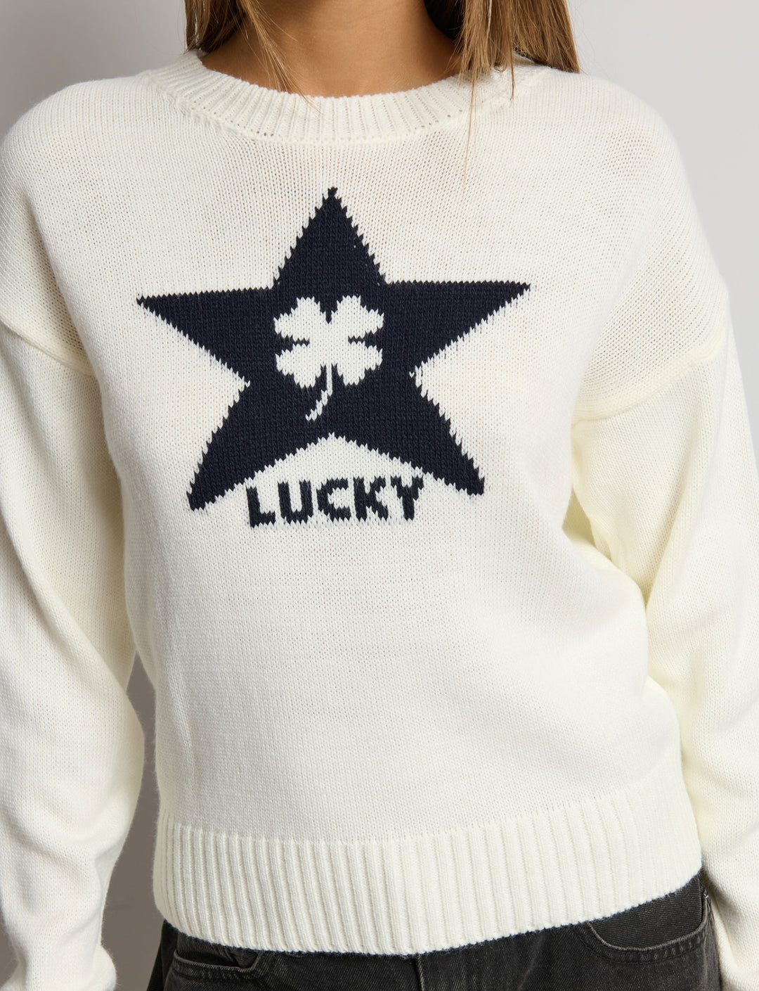 Maglione intarsio stella