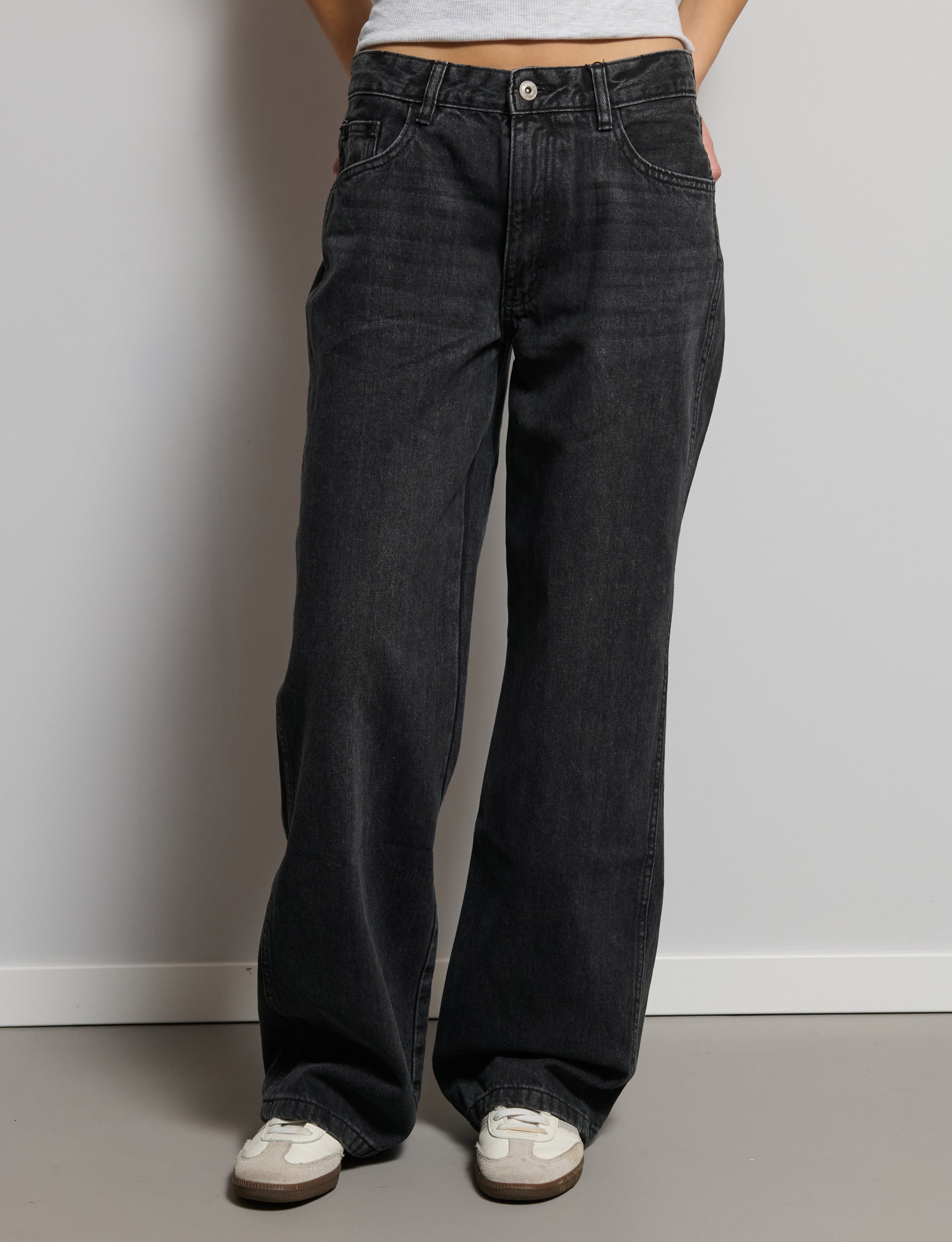 Jeans straight nero
