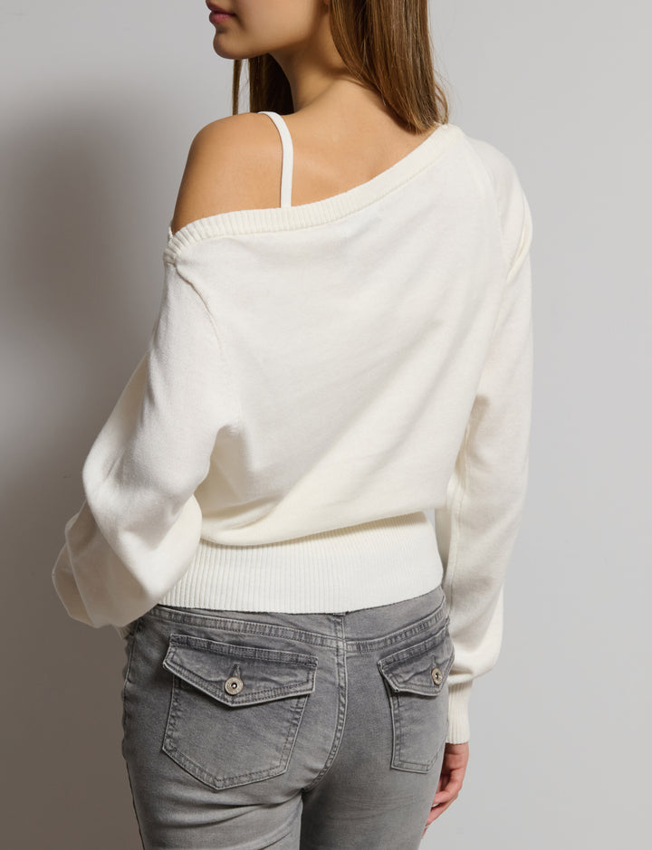 Maglia con spalle scoperte