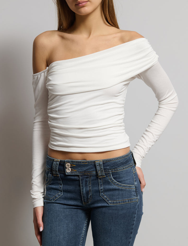 Top off-shoulder monospalla