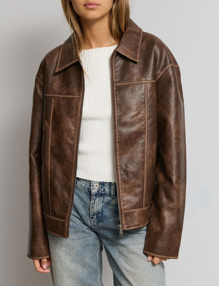Giacca ecopelle