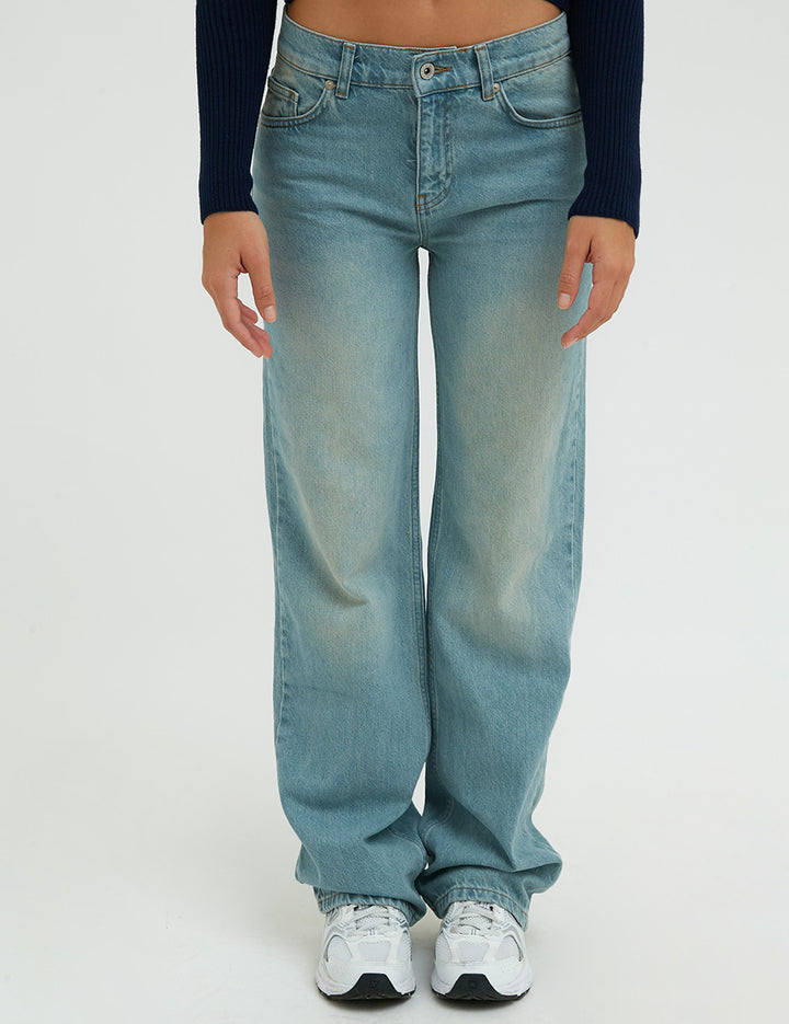 Bootcut Jeans con stella