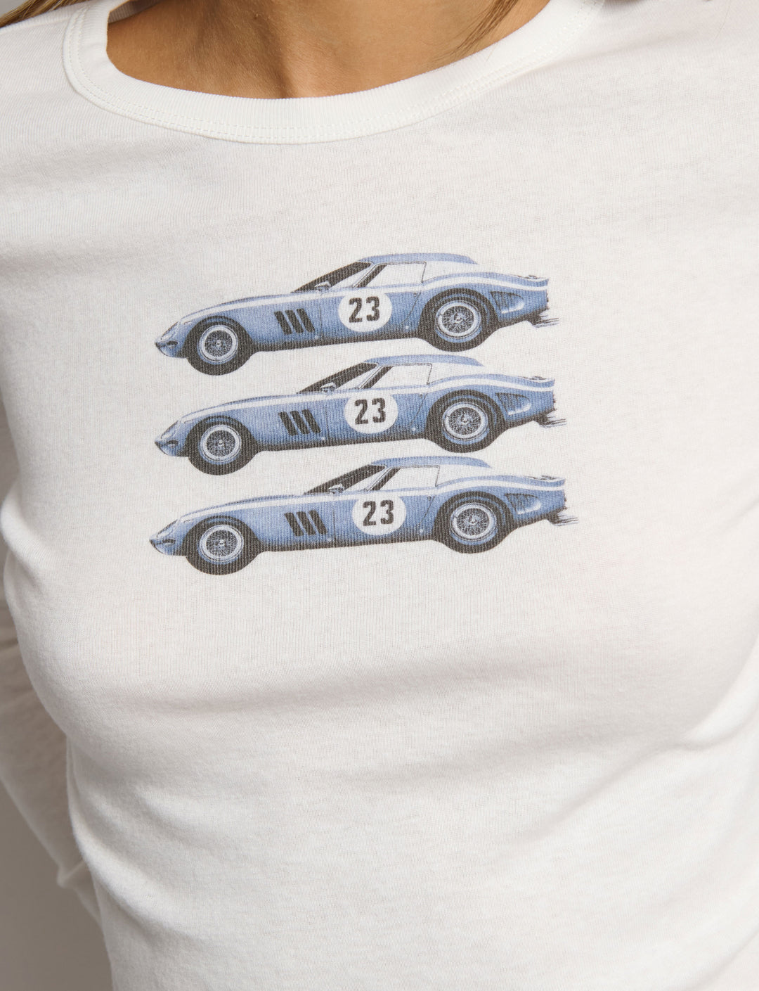 T-shirt manica lunga stampata