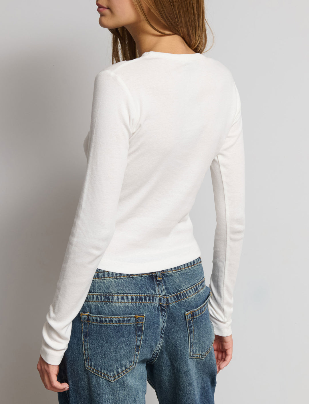 T-shirt manica lunga stampata