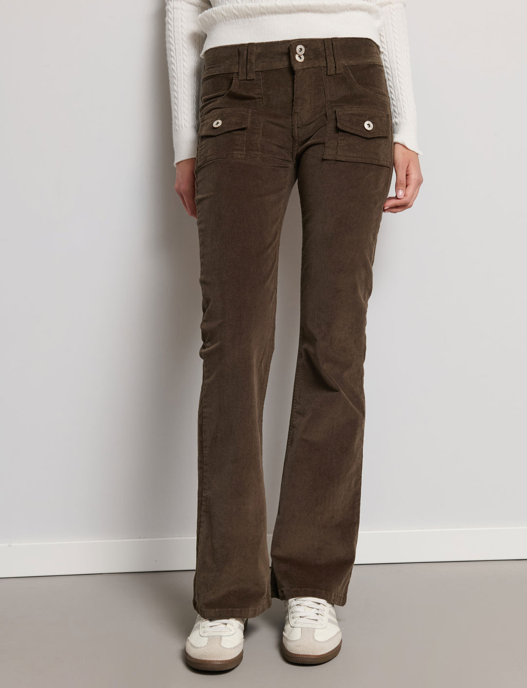 Pantalore flare in velluto