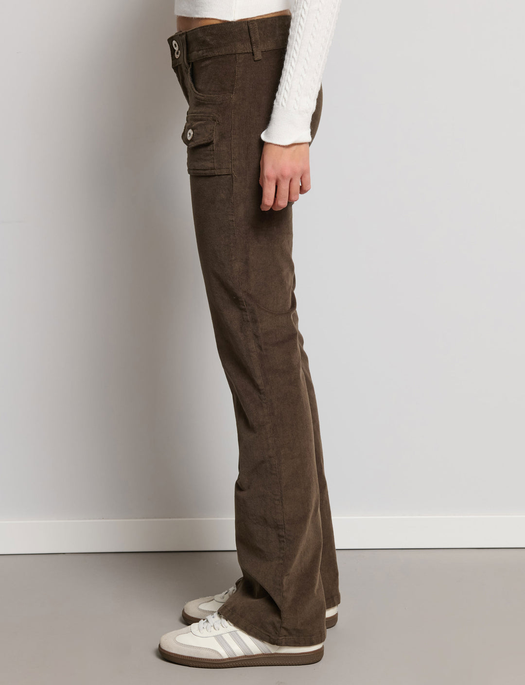 Pantalore flare in velluto