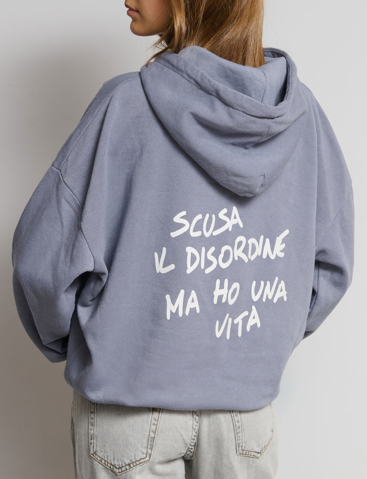 Felpa oversize stampa