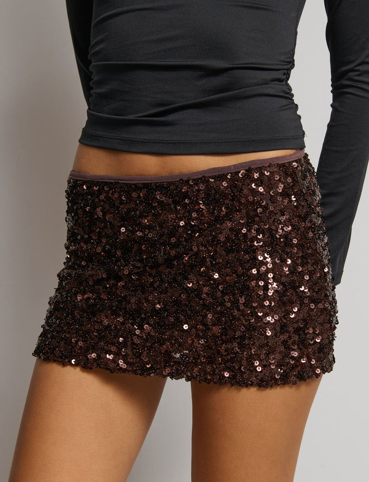 Skort in paillettes