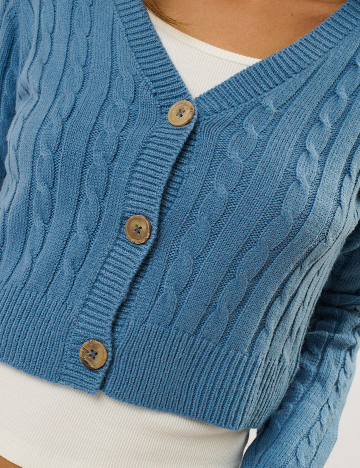 Cardigan a trecce