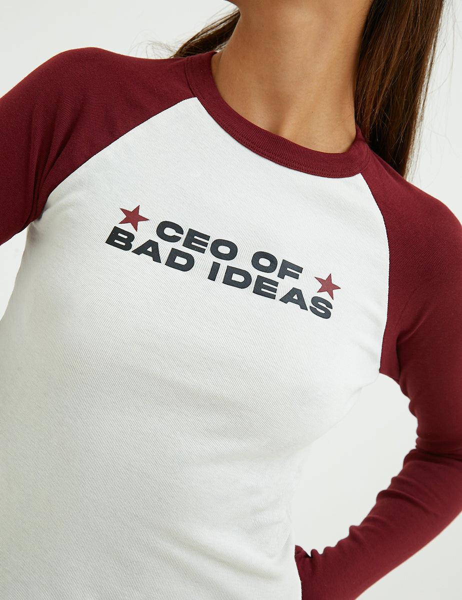 Tshirt "CEO of bad ideas"