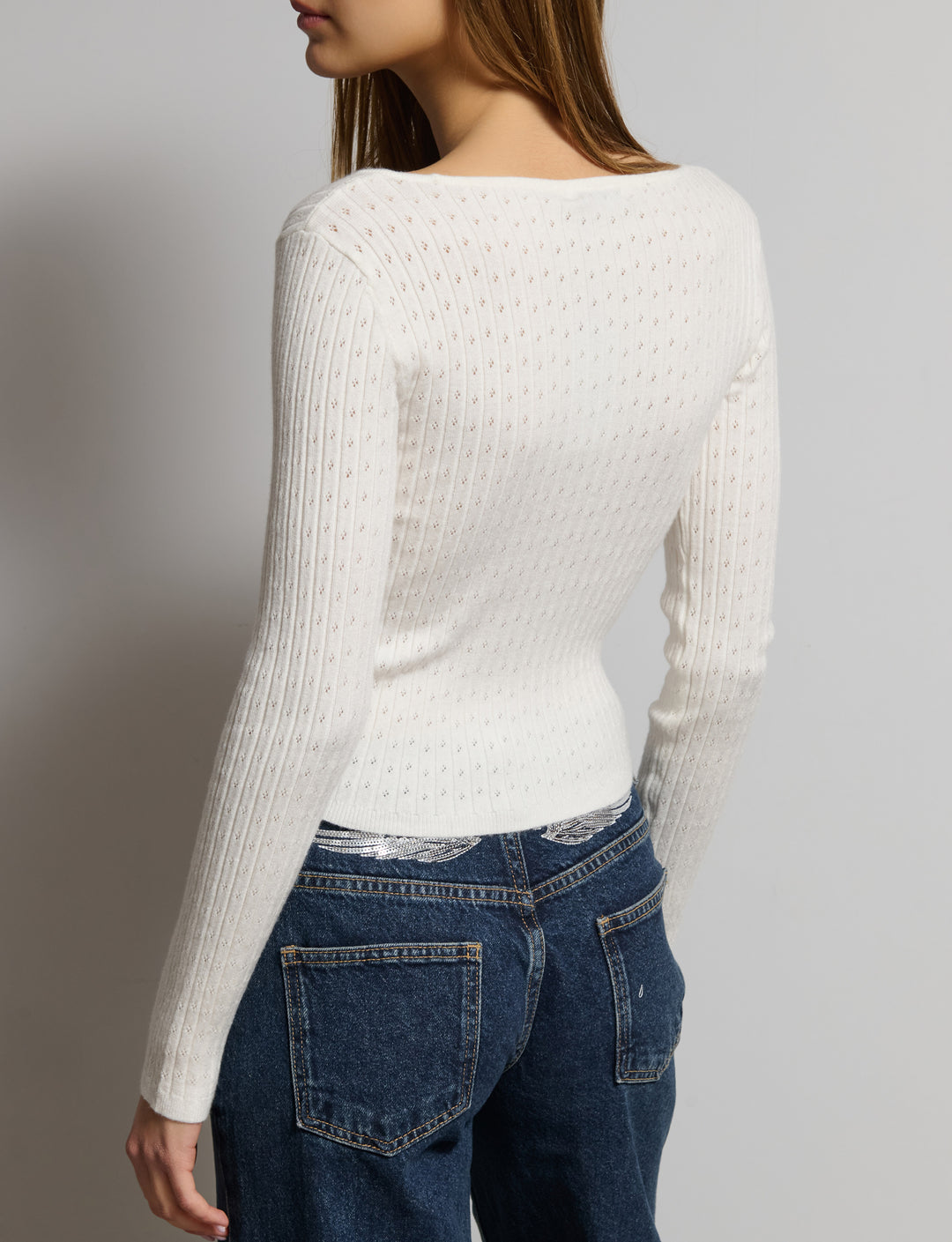 Top cardigan fiocchetti