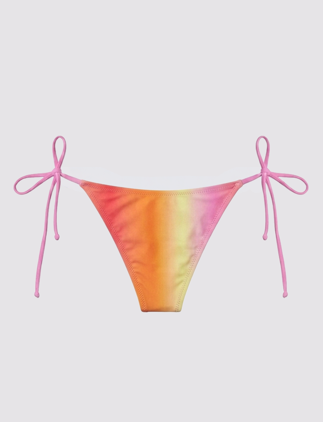 Slip bikini con sfumature del tramonto retro