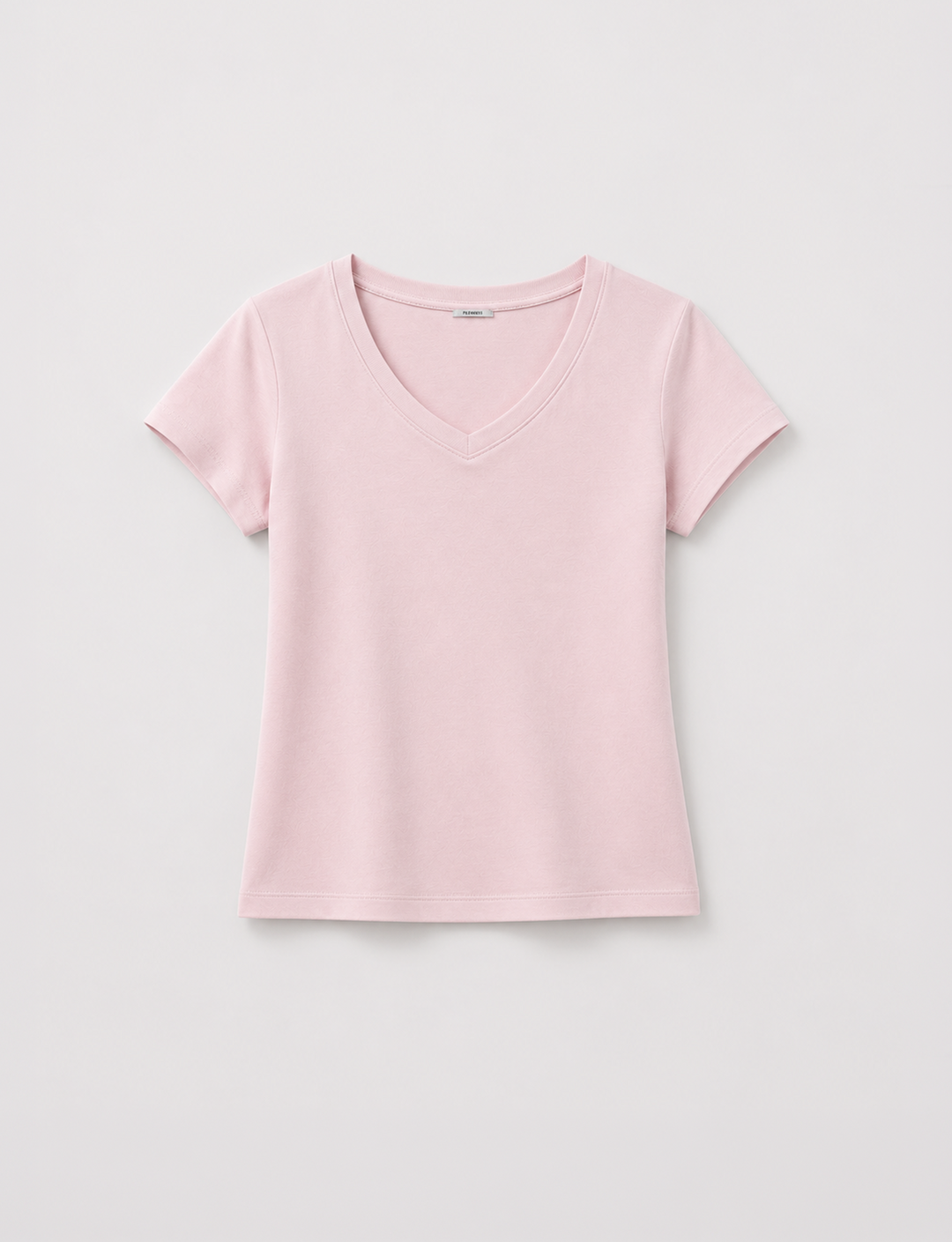 Tshirt scollo a V rosa still life