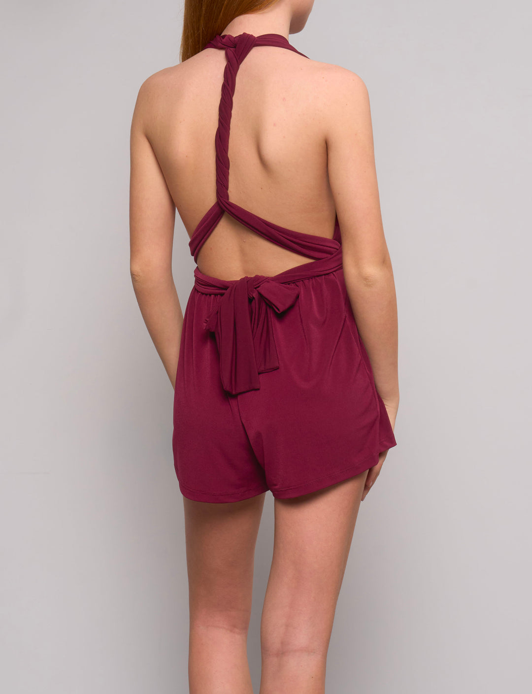 Tutina bordeaux con fasce regolabili -  ABITO  