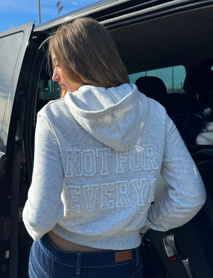 Felpa scritta applicata