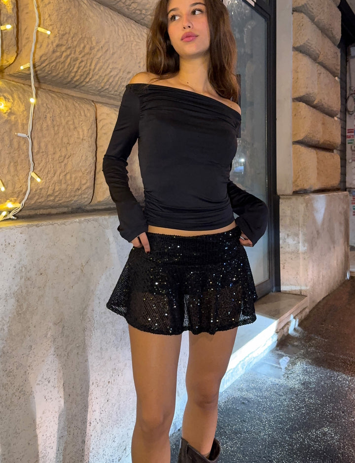 Skort in paillettes
