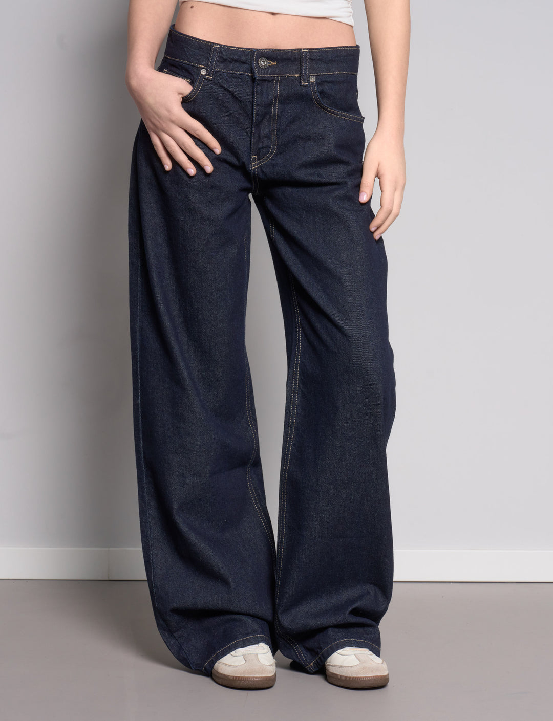 Jeans straight scuro "Favorite Angel"