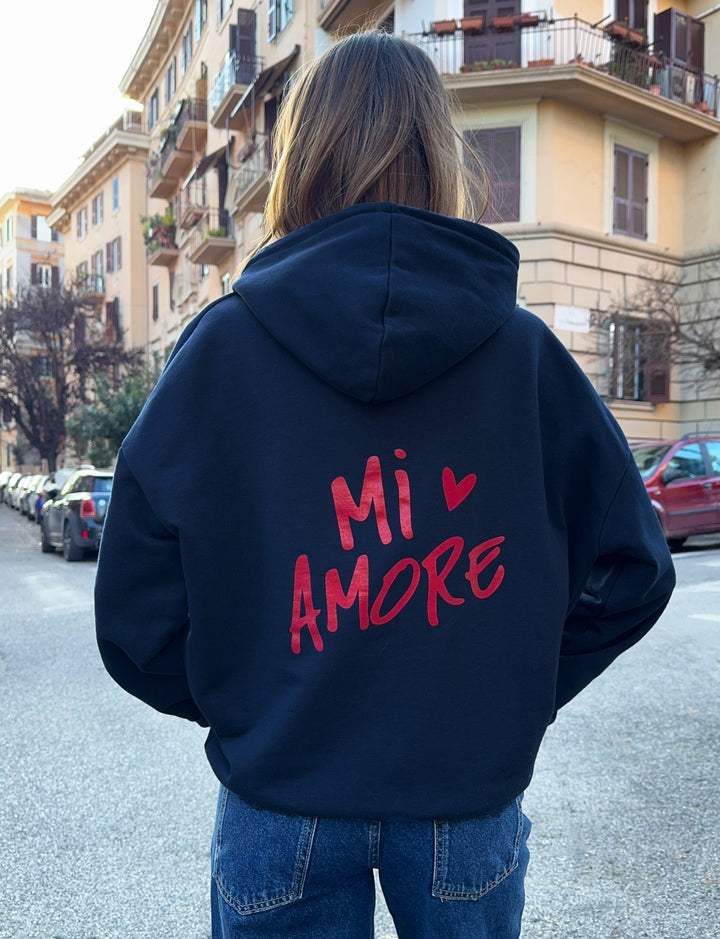 Felpa oversize unisex MI AMORE