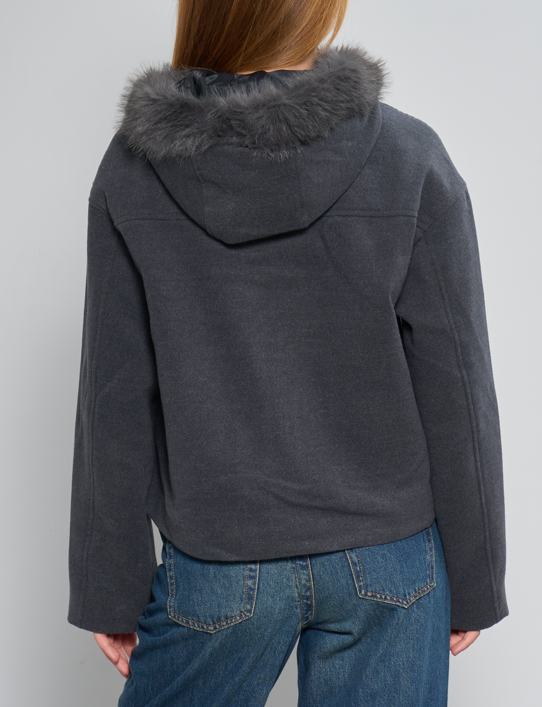 Faux fur jacket