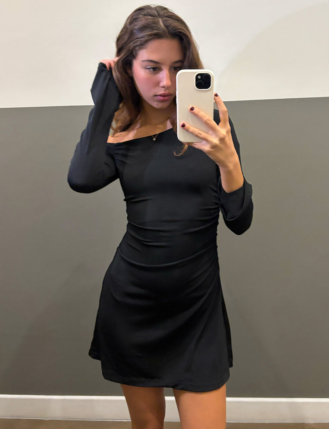 Abito manica lunga in jersey